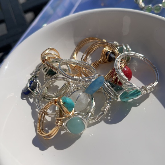 Crystal/marble rings (full or mid) - Picture 8 of 13